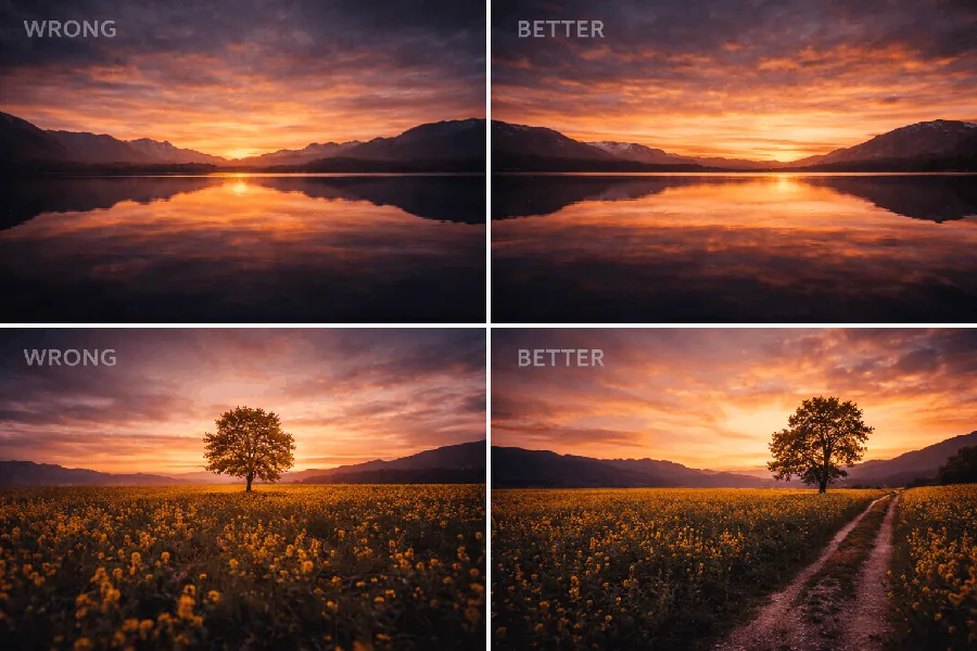 Lesson image: a common framing mistake and how to correct it